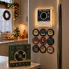 Christmas Retro Vinyl Fridge Magnet Music Box