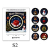 Christmas Retro Vinyl Fridge Magnet Music Box