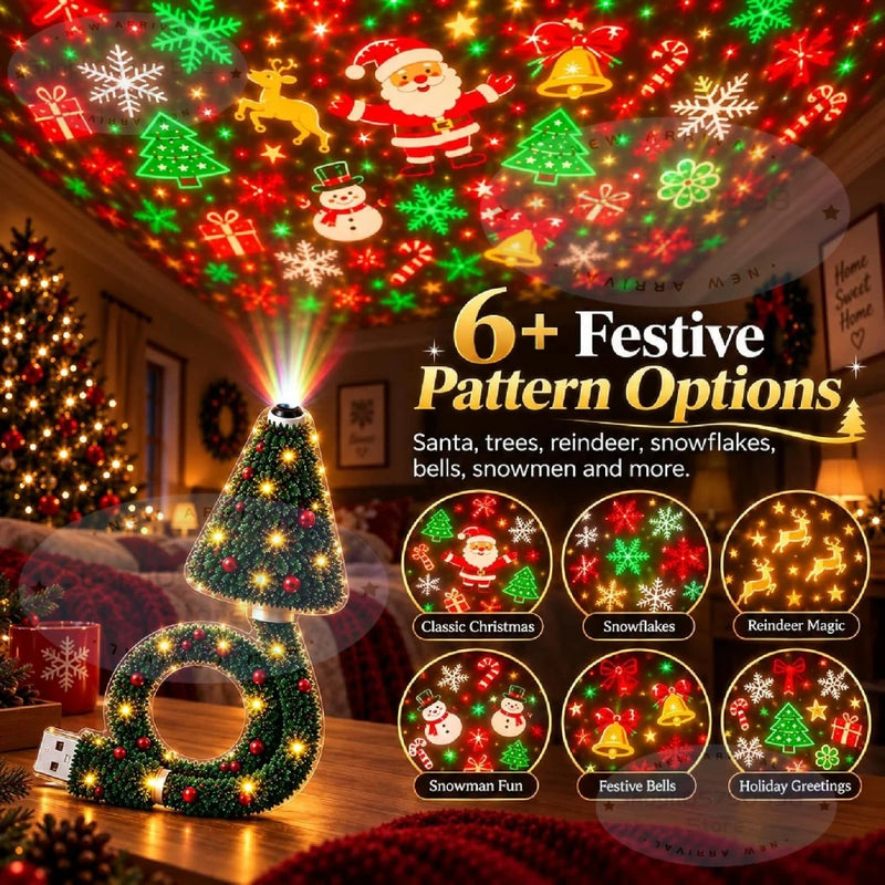 Christmas Projector Tree Lamp