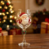 Festive Christmas Wine Glasses Gift Box Set