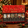 Festive Christmas Wine Glasses Gift Box Set