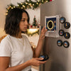 Christmas Retro Vinyl Fridge Magnet Music Box