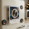 Christmas Retro Vinyl Fridge Magnet Music Box