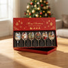 Festive Christmas Wine Glasses Gift Box Set